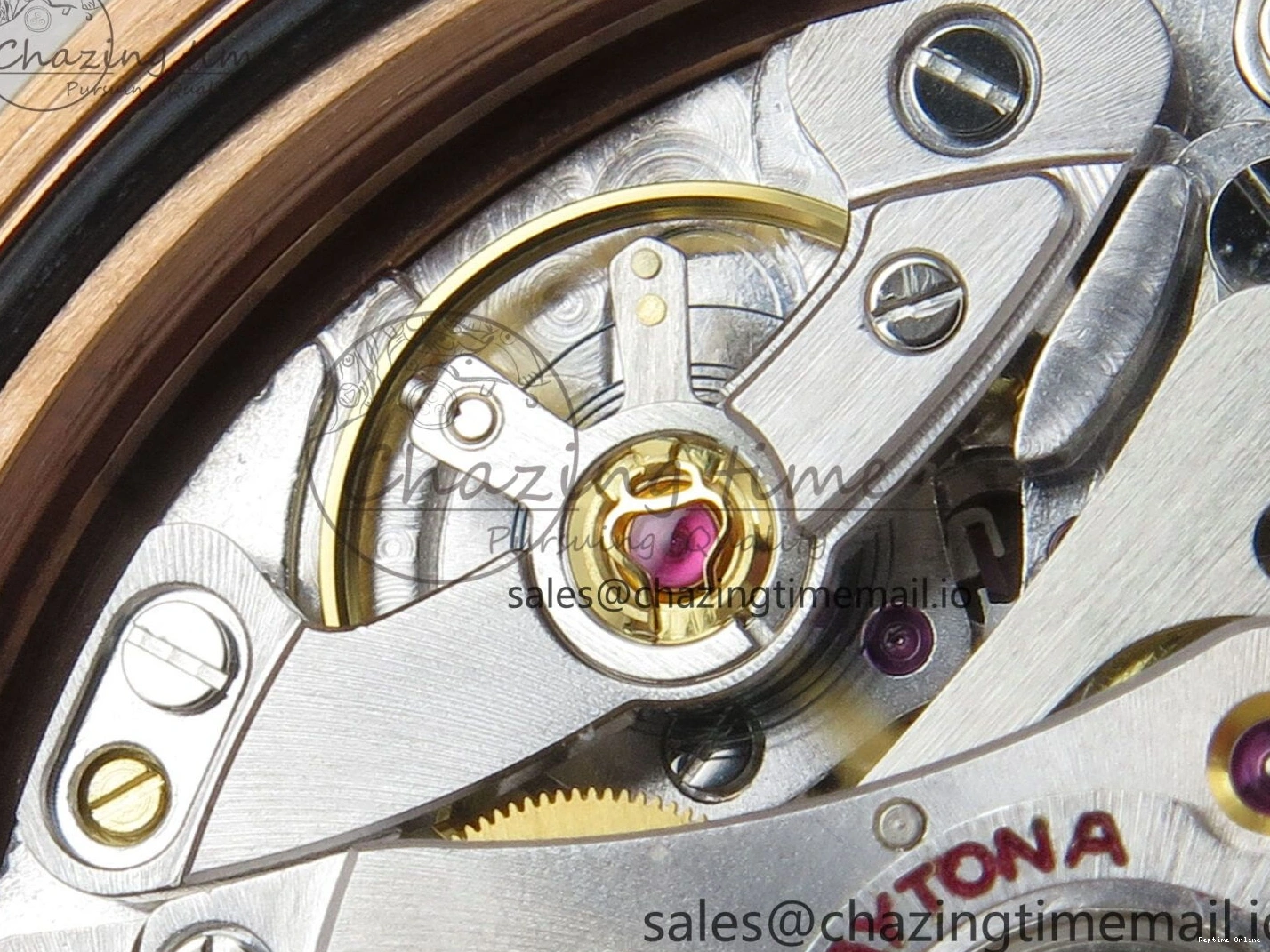 0203 FlexibleFit Daytona 116595 RBOW Rainbow IPKF Best Edition Black RG Dial on RG Bracelet DD 276